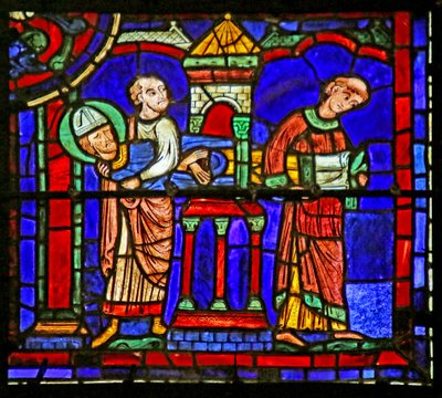 Scene from the Life of St. Martin, Chartres Cathedral by French School